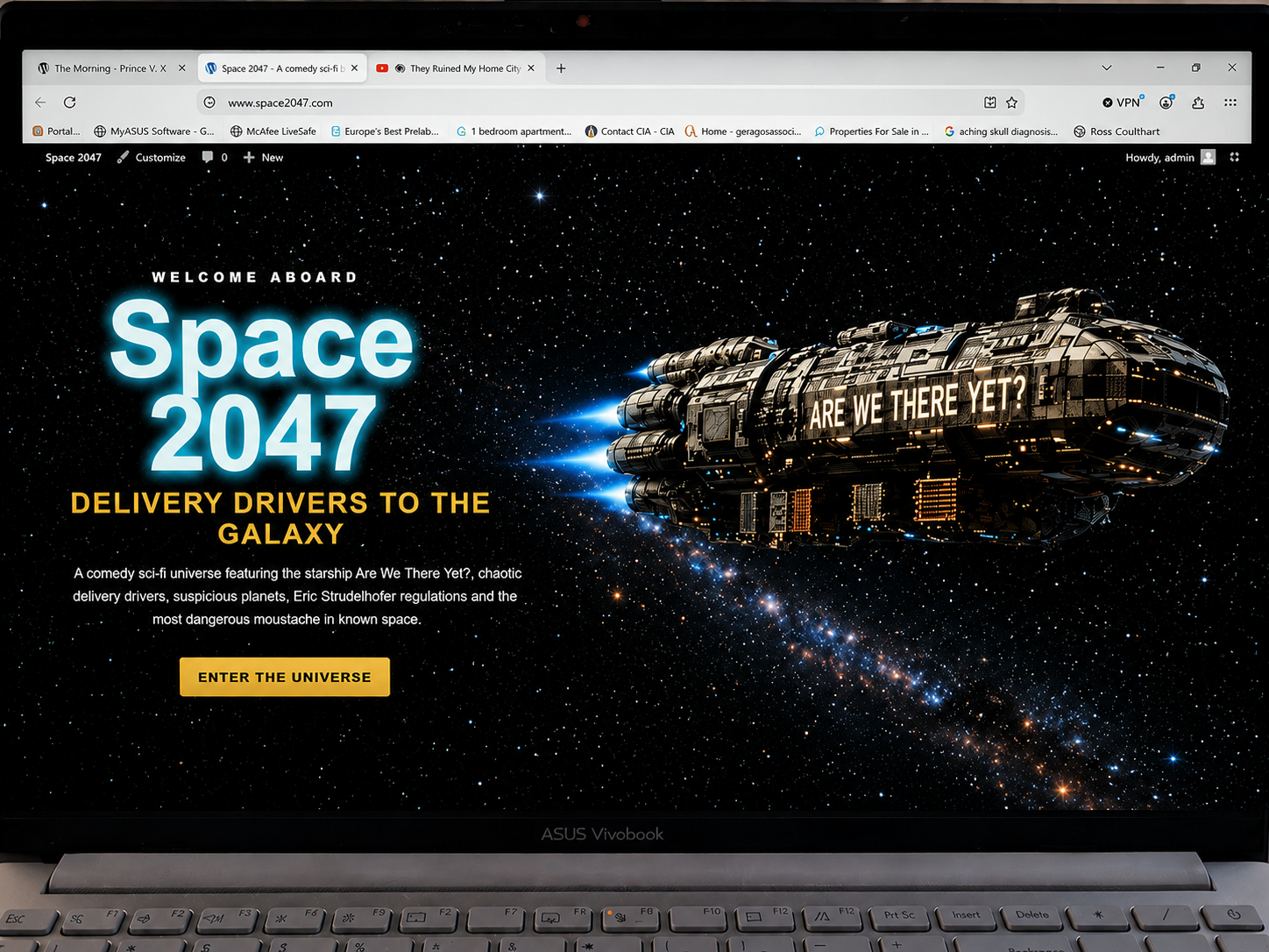 Space 2047 spaceship
