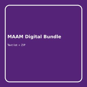 MAAM Digital Bundle