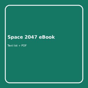 Space 2047 eBook